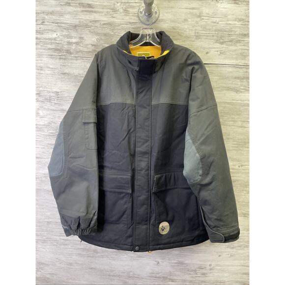 Burton Tactic Jacket Mens L Black Gray Snowboard Tactic Ski Coat Winter - Picture 1 of 11